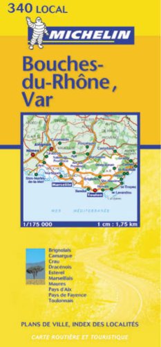 Bouches-du-Rhone (Michelin Local Maps) Maps & Plans