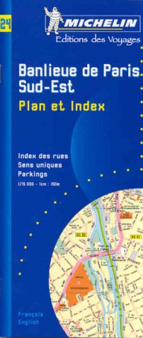 Michelin Paris Southeast Street Map With Index (Michelin City Plans) Leisure, Home & Garden