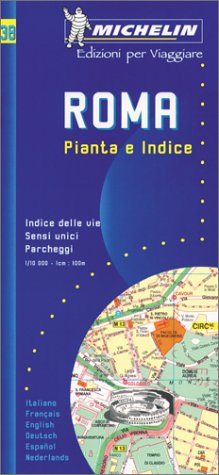 Michelin Karte Roma, Pianta e Indice: Indice delle vie, Sensi unici, Parcheggi (Michelin City Plans) Leisure, Home & Garden