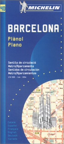 Michelin Barcelona Street Map (Michelin City Maps) Maps & Plans