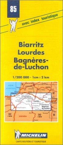 Biarritz-Lourdes-Luchon (Michelin Maps) Maps & Plans