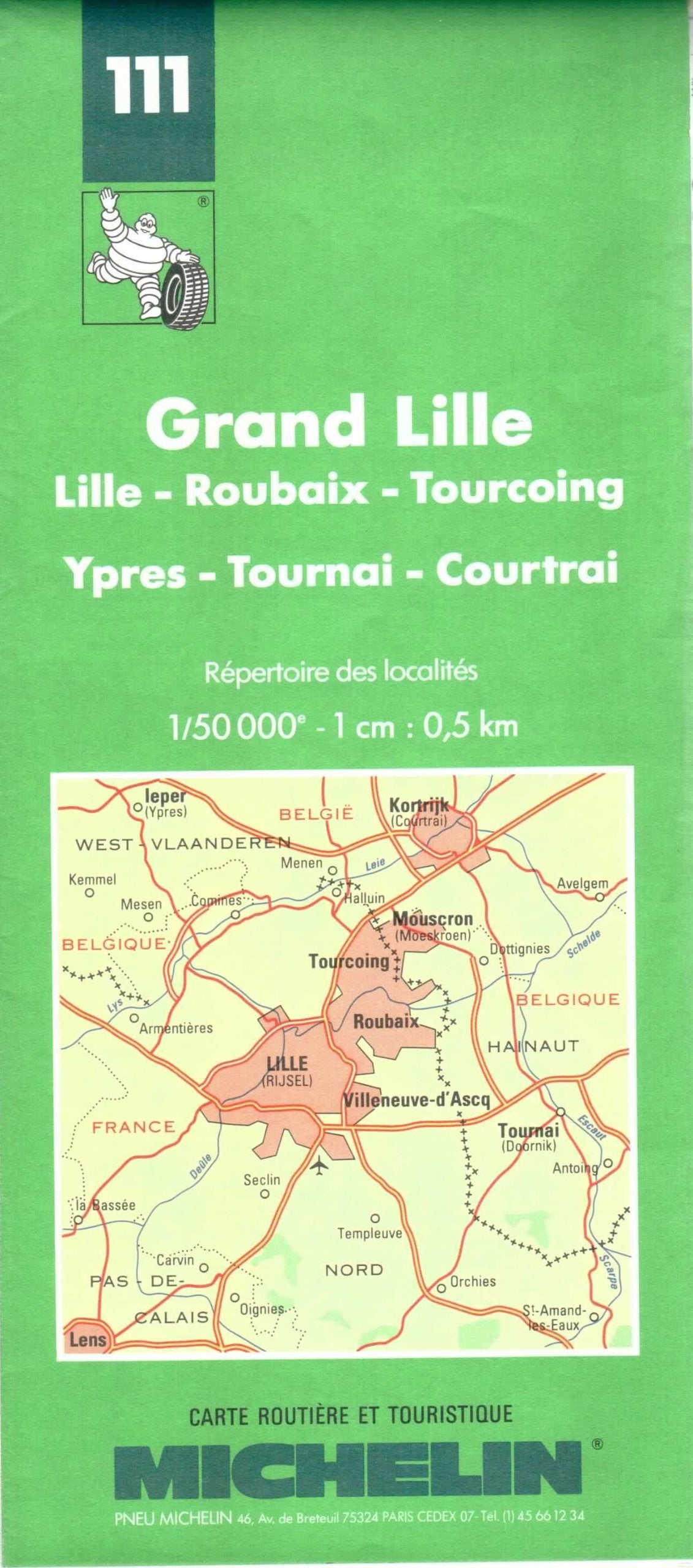Michelin Map: Grand Lille (Michelin Maps) Leisure, Home & Garden