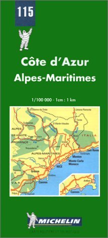 Michelin French Riviera: East (Michelin Maps) Leisure, Home & Garden
