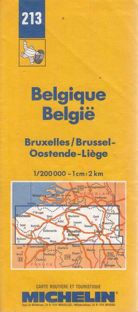 Bruxelles/Brussel-Oostend-Liege (Michelin Maps) Leisure, Home & Garden