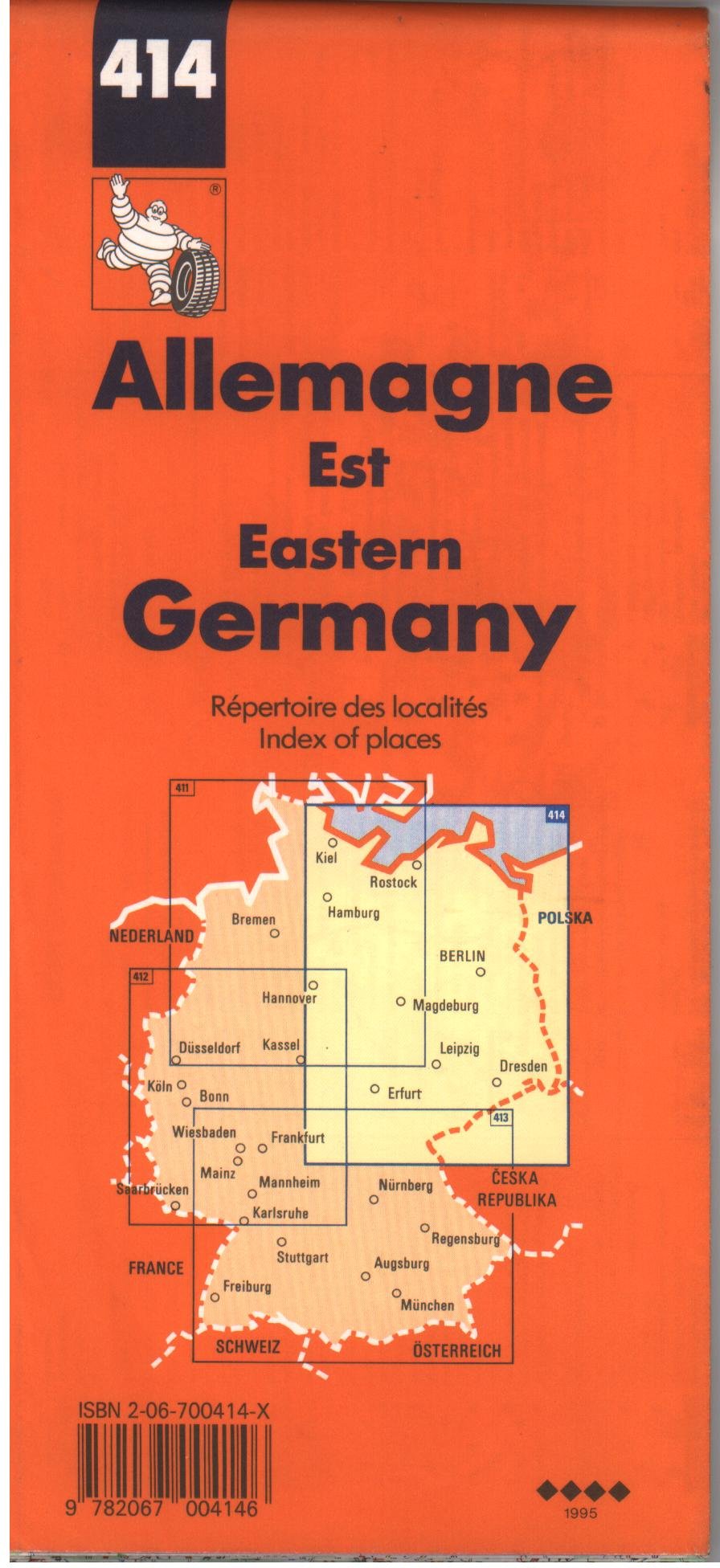 Michelin Main Road Map: Deutschland (Michelin Maps) Maps & Plans