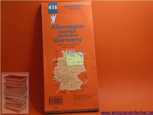 North-East Germany/Allemagne Nord-Est/Deutschland Nord-Ost (Michelin Map, 416, Band 416) Leisure, Home & Garden