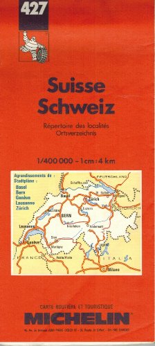 Switzerland (Michelin Main Road Maps, Band 427) Geology & Geography
