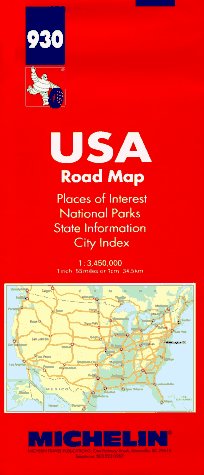 United States of America Road Map (Michelin Maps) Maps & Plans