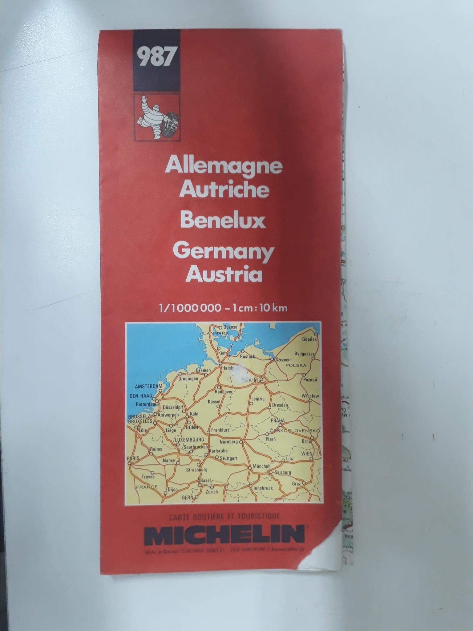 Benelux, Germany, Austria (Michelin Maps) Maps & Plans