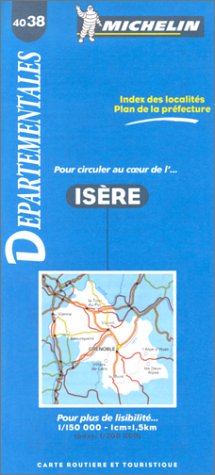 Carte routière : Isère, N°4038 book