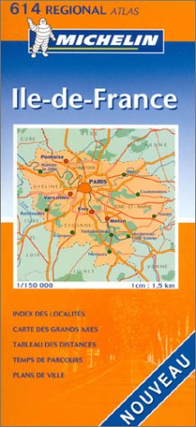 Atlas routiers : Île-de-France, N°20614 Reference Books