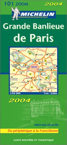 Michelin 2004 Grande Banlieue De Paris (Carte zoom) Leisure, Home & Garden