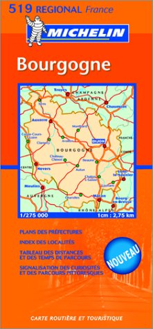 Bourgogne, französische Ausgabe Maps & Plans