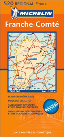 FRANCHE - COMTE 10520 CARTE MICHELIN KAART Leisure, Home & Garden