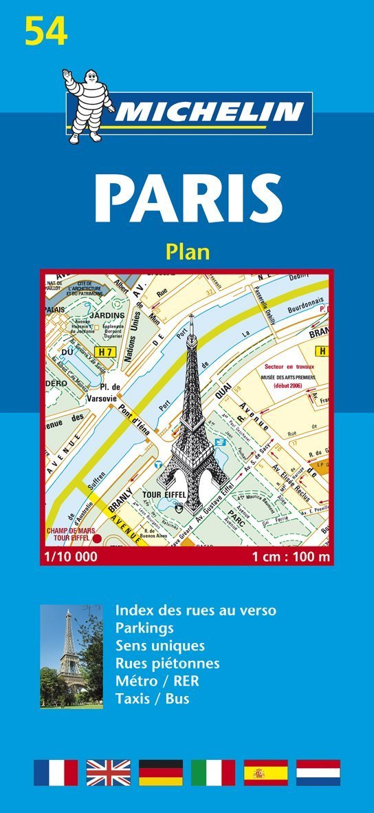 Plan de ville: Paris, numéro 54 (Michelin City Plans) Leisure, Home & Garden