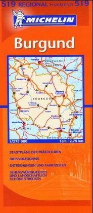 Burgund: 1:275000 Maps & Plans
