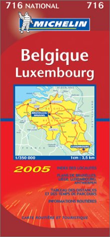 CARTE ROUTIERE 716 BELGIQUE, LUXEMBOURG 2005 Leisure, Home & Garden