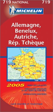 CARTE ROUTIERE 719 ALLEMAGNE/BENELUX/AUTRICHE/REPUBLIQUE TCHEQUE 2005 Leisure, Home & Garden