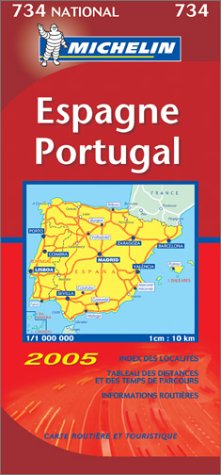 CARTE ROUTIERE 734 ESPAGNE PORTUGAL 2005 Leisure, Home & Garden