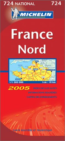 CARTE ROUTIERE 724 FRANCE NORD 2005 Leisure, Home & Garden