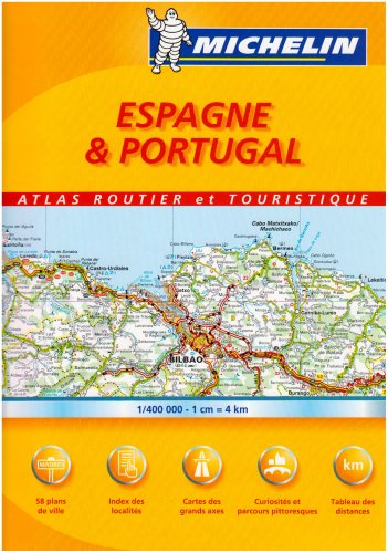 Atlas : Espagne - Portugal (A4 spirale) book