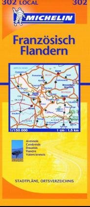 Französisch-Flandern: 1:150000: Avesnois, Cambresis, Douaisis, Flandre, Valenciennois. Mit Stadtpln., Ortsverz. Maps & Plans