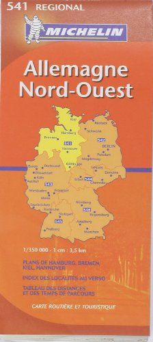 Michelin Germany Northwest: Schleswig-holstein, Hamburg, Niedersachsen, Bremen book