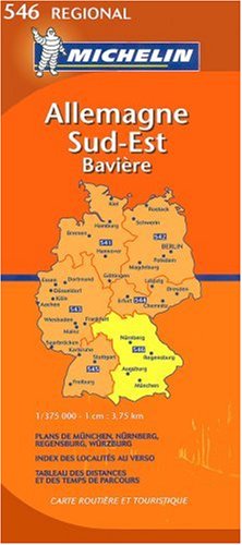 Michelin Germany Southeast: Bayern book