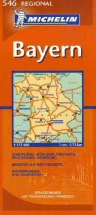 Bayern: 1:375000 (Michelin Regional Maps) Maps & Plans
