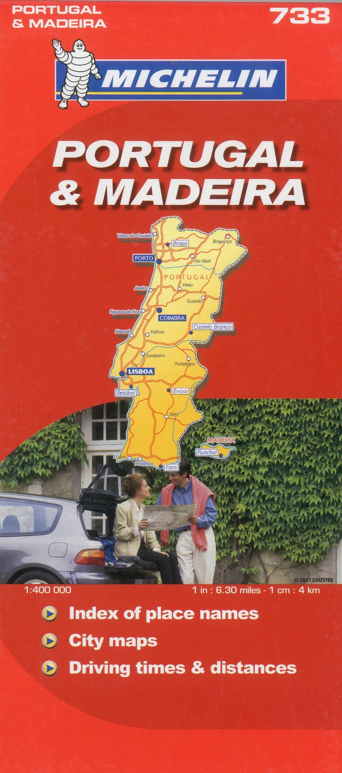 Michelin Portugal Madere/Portugal & Madeira Maps & Plans