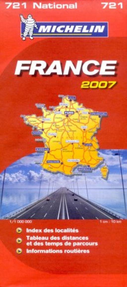 CARTE ROUTIERE 721 FRANCE ENTIERE 2007 Leisure, Home & Garden