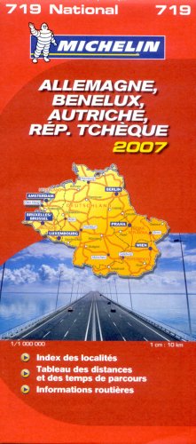 CARTE ROUTIERE 719 ALLEMAGNE/BENELUX/AUTRICHE/REPUBLIQUE TCHEQUE 2007 Leisure, Home & Garden
