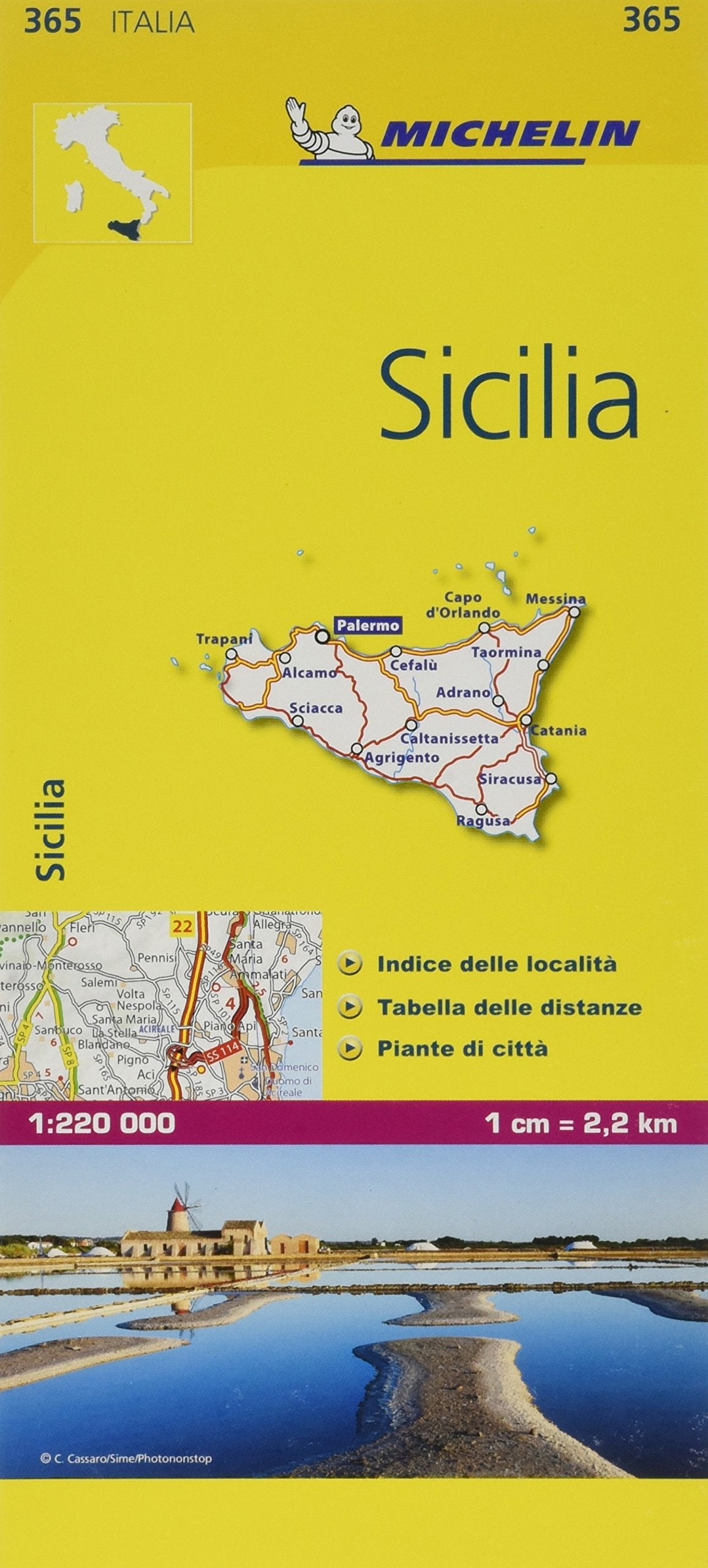 Michelin: Sicilia, 1:220.000: Map Leisure, Home & Garden
