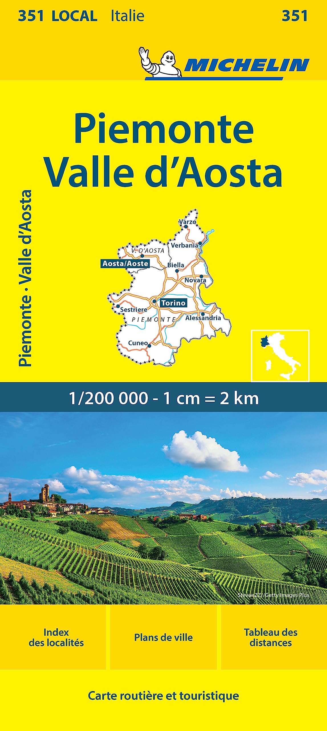 Piemonte - Vallée Aosta: 1:200000 (Michelin kaart - lokaal Italie (351), Band 351) Leisure, Home & Garden