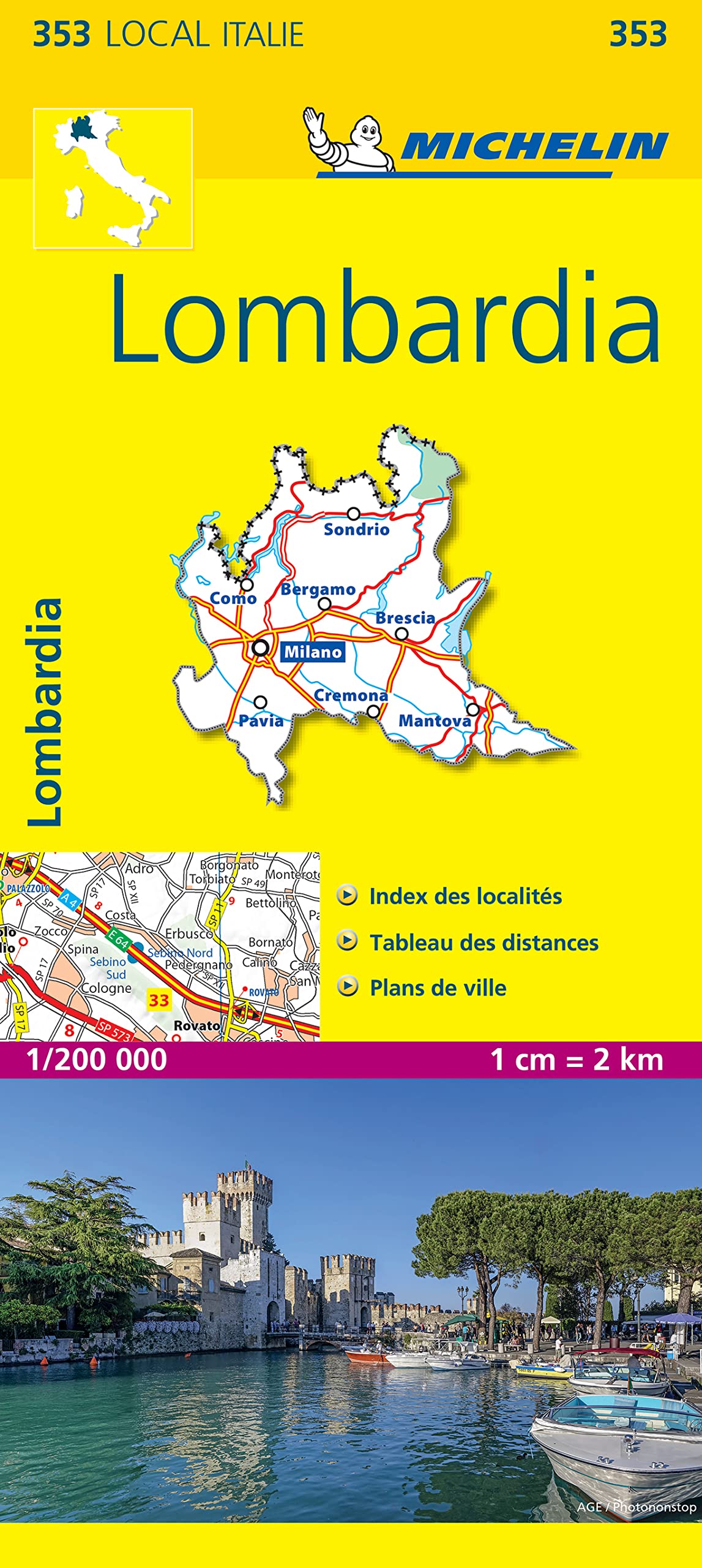 Lombardia: 1:200000 (Michelin kaart - lokaal Italie (353), Band 353) Leisure, Home & Garden