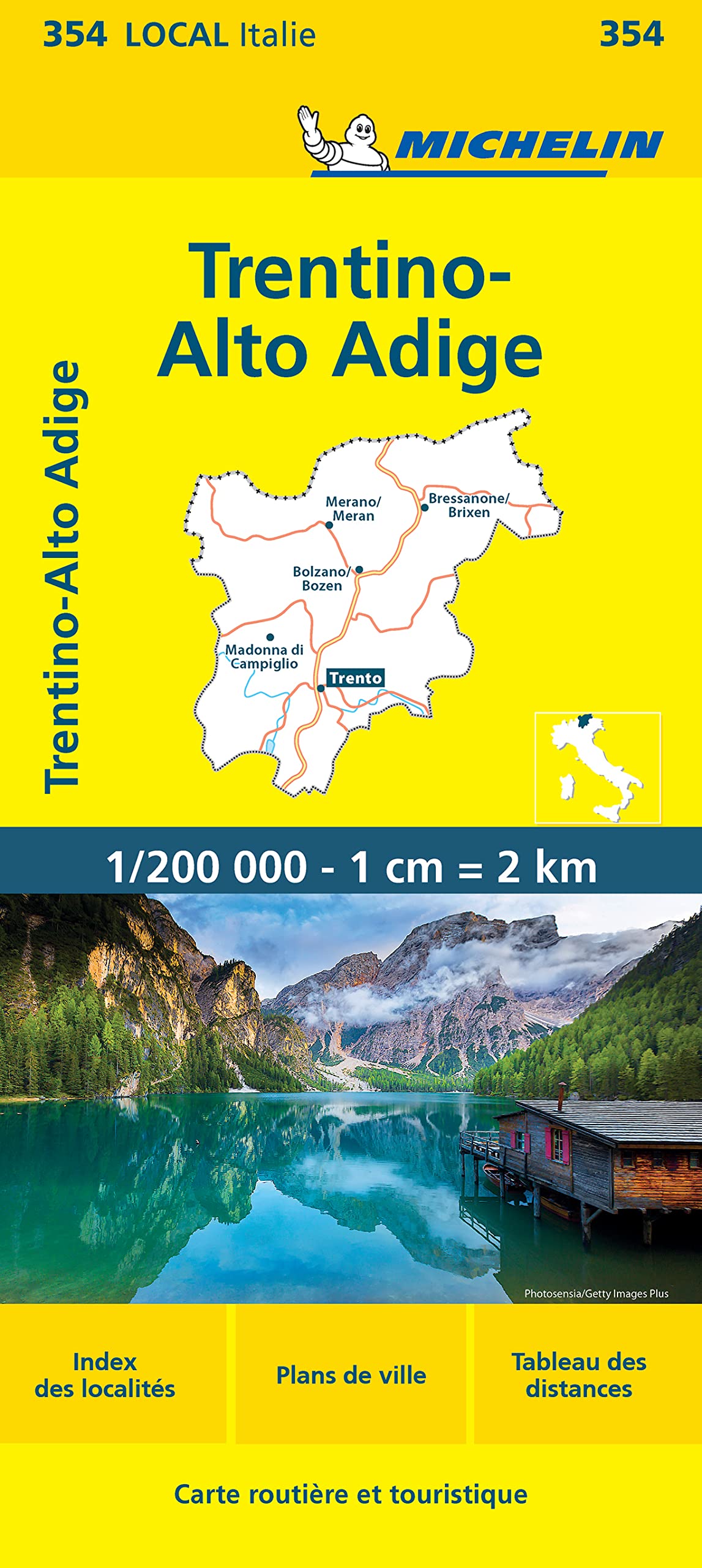 Trentino: 1:200000 (Michelin kaart - lokaal Italie (354), Band 354) Leisure, Home & Garden
