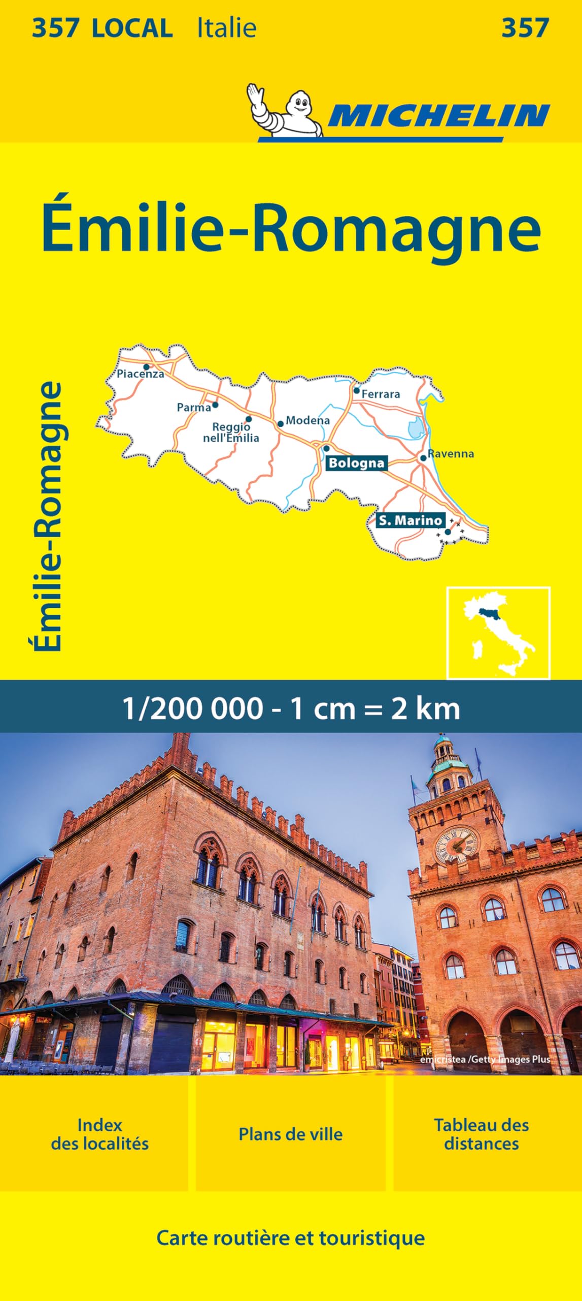 Michelin Karte Emilia Romagna, französische Ausgabe (Michelin kaart - lokaal Italie, Band 357) Leisure, Home & Garden