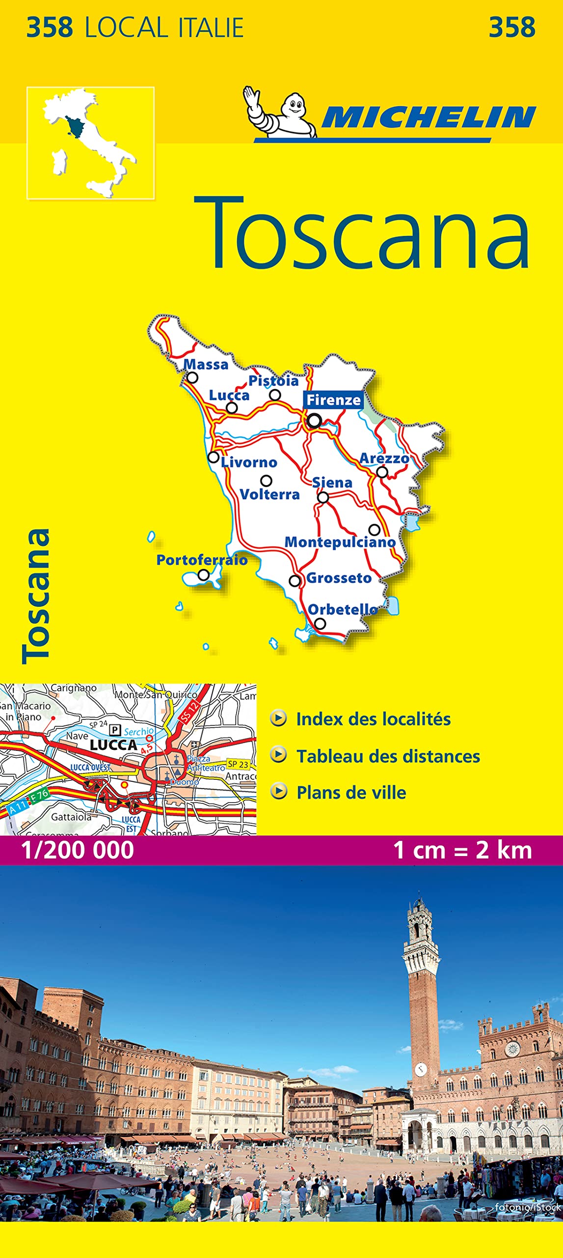 Toscana: 1:200000 (Michelin kaart - lokaal Italie (358), Band 358) Leisure, Home & Garden