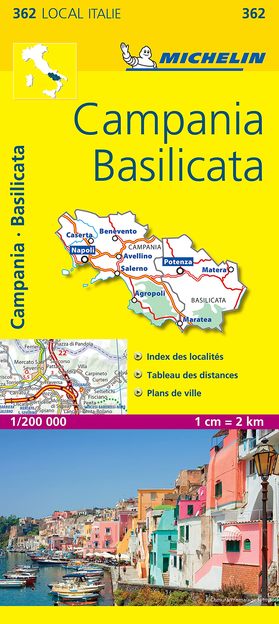 Michelin Karte Campania, französische Ausgabe (Michelin kaart - lokaal Italie (362), Band 362) Leisure, Home & Garden