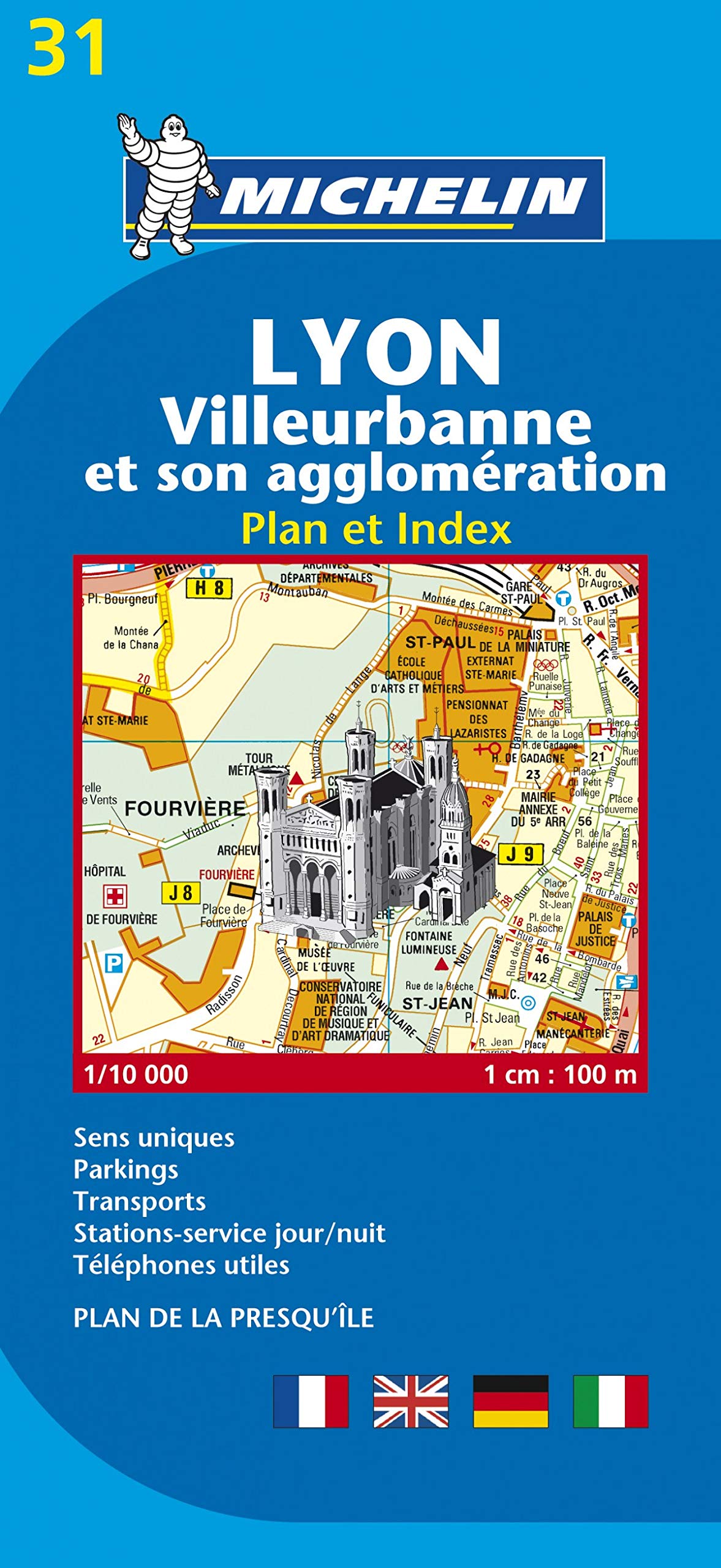 Lyon 1 : 10 000. Stadtplan Leisure, Home & Garden Books