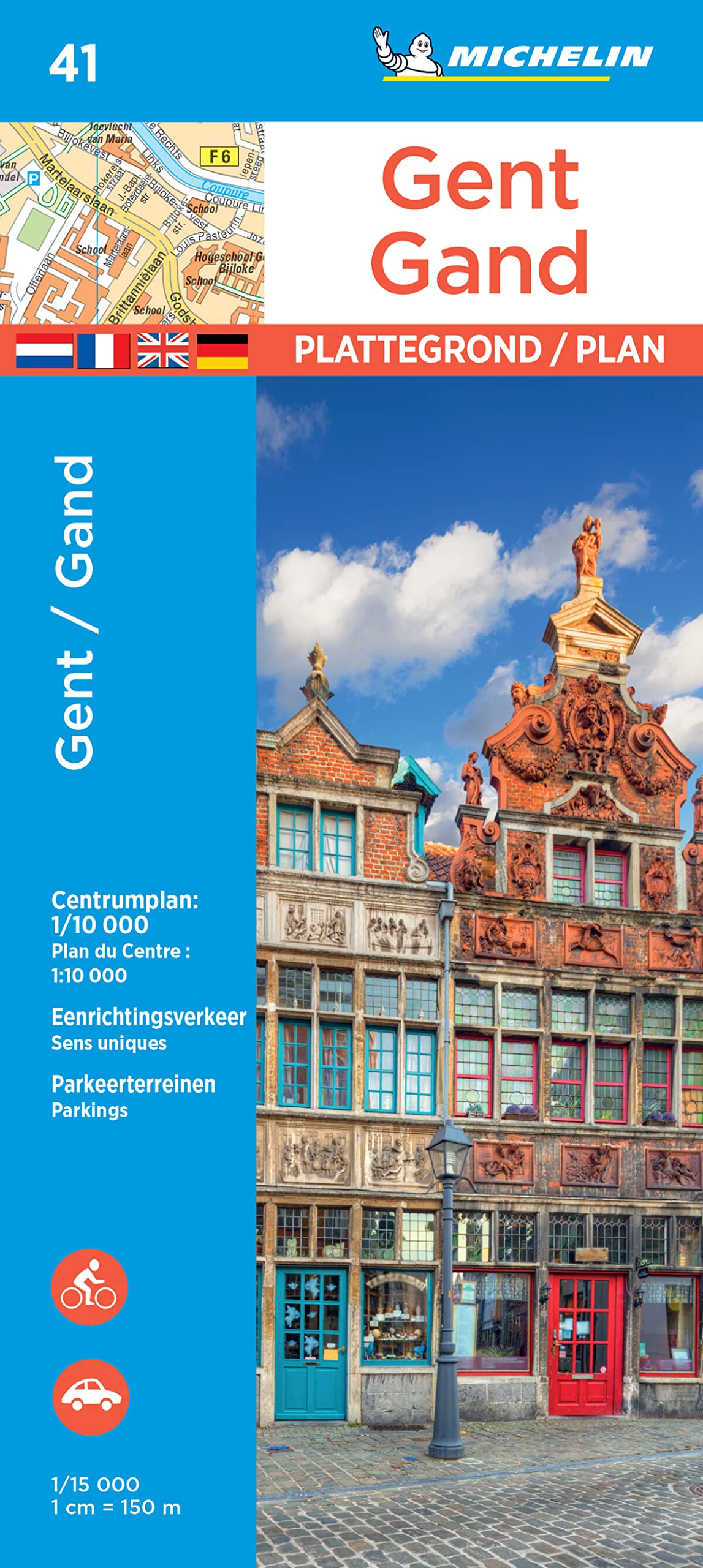 GENT / GAND 17012 PLAN MICHELIN PLATTEGROND (Michelin Stadsplattegrond) Leisure, Home & Garden
