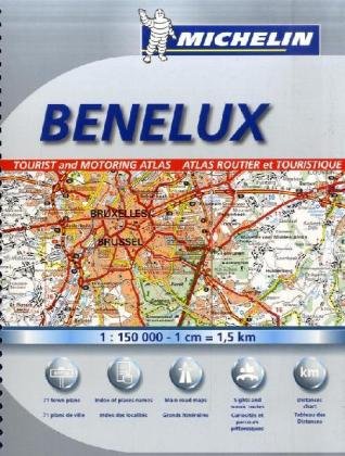 Atlas Benelux: 1:150000: Atlas routier et touristique; Toeristische Wegenatlas; Tourist and Motoring Atlas (Michelin Tourist and Motoring Atlases) Leisure, Home & Garden