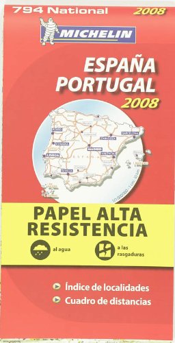 ESPAGNE HAUTE RESISTANCE / ONVERSCHEURBAAR 17794 CARTE ' NATIONAL ' MICHELIN KAART book