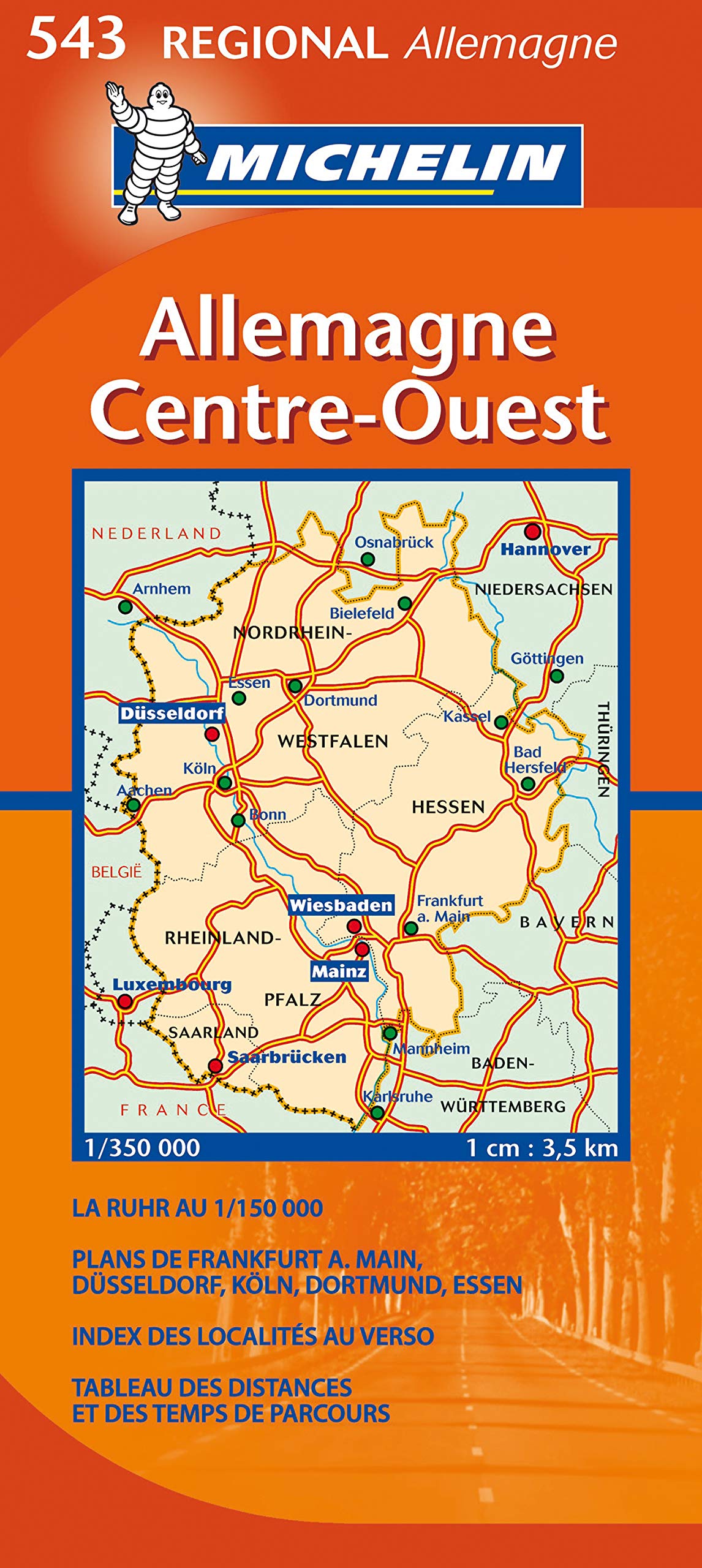 Carte Régional Allemagne Centre-Ouest book