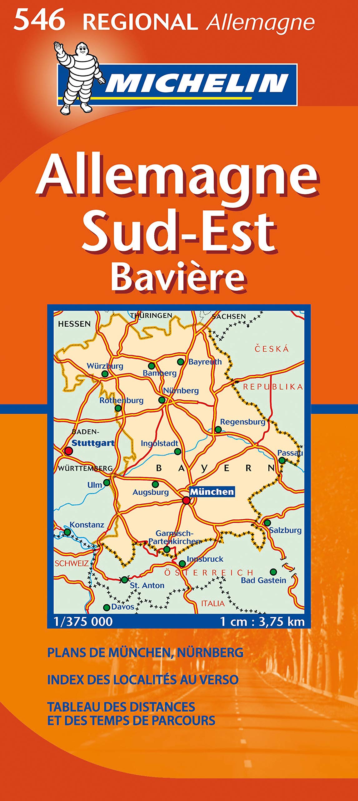 Carte Régional Allemagne Sud-Est, Bavire book