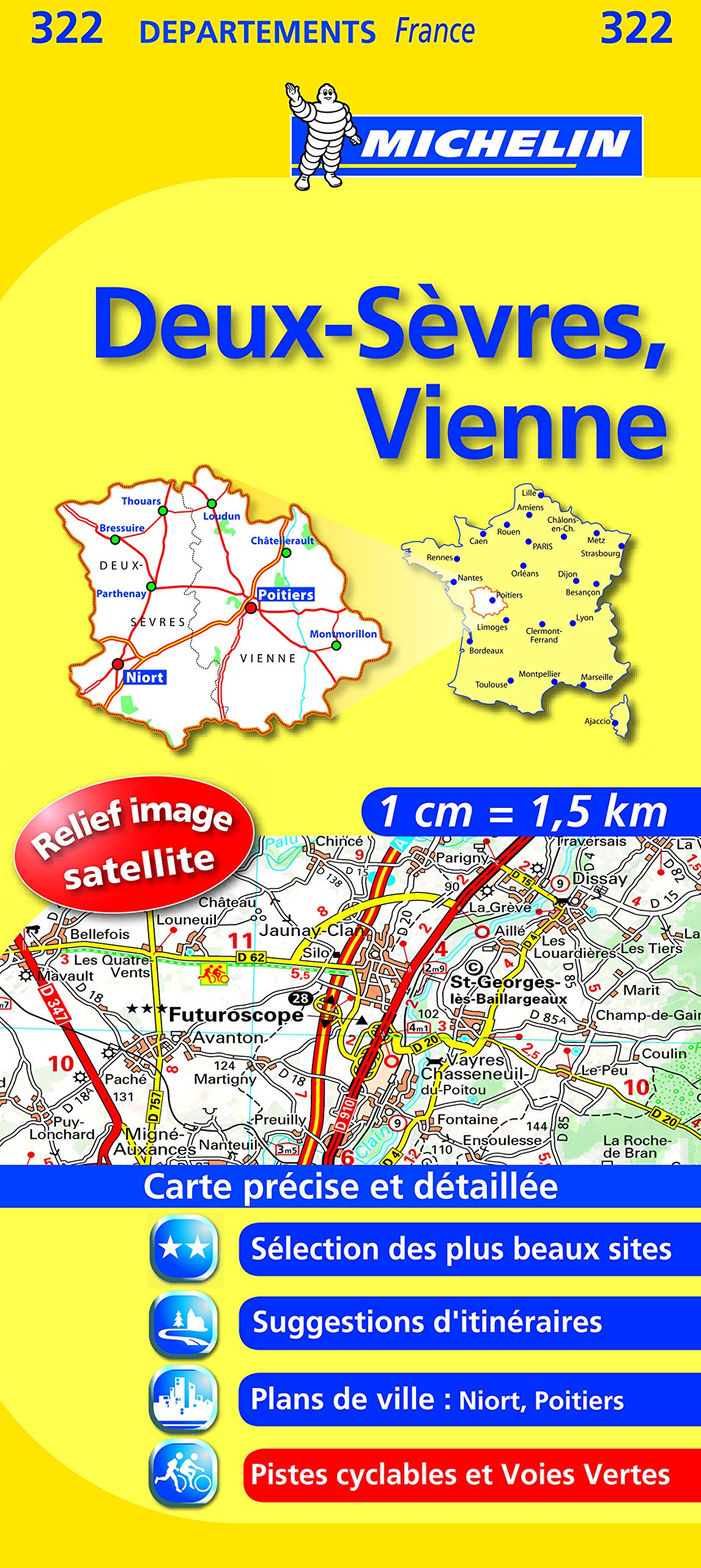 Carte DPARTEMENTS Deux-Svres, Vienne book