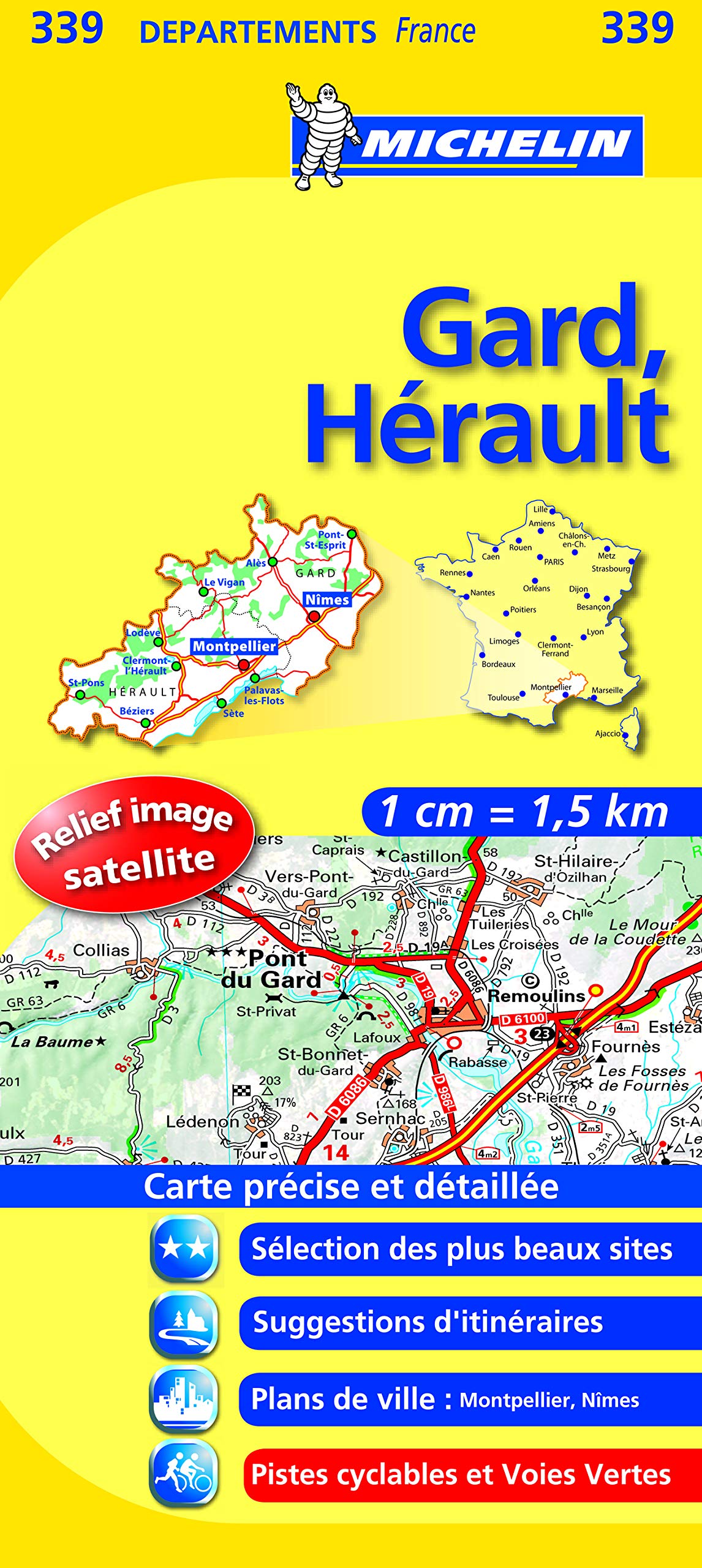 Carte DPARTEMENTS Gard, Hrault book