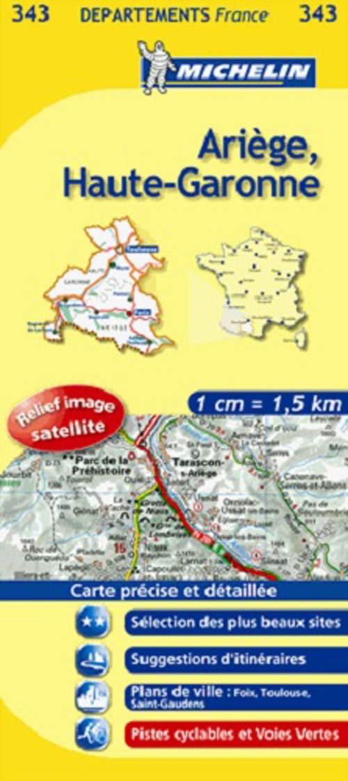 Carte DEPARTEMENTS Ariege, Haute-Garonne book