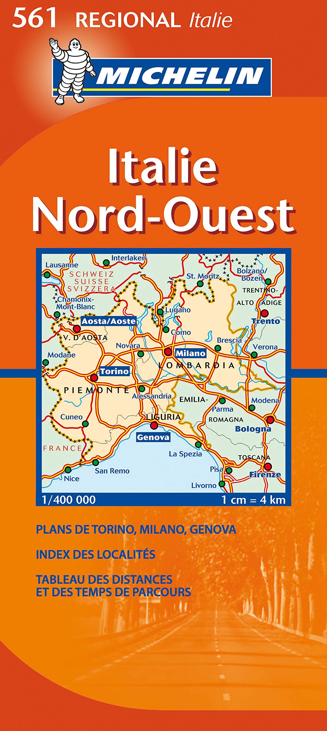 Michelin Italie Nord-Ouest / Michelin Italy North-West Map (Michelin régional, 561) Leisure, Home & Garden