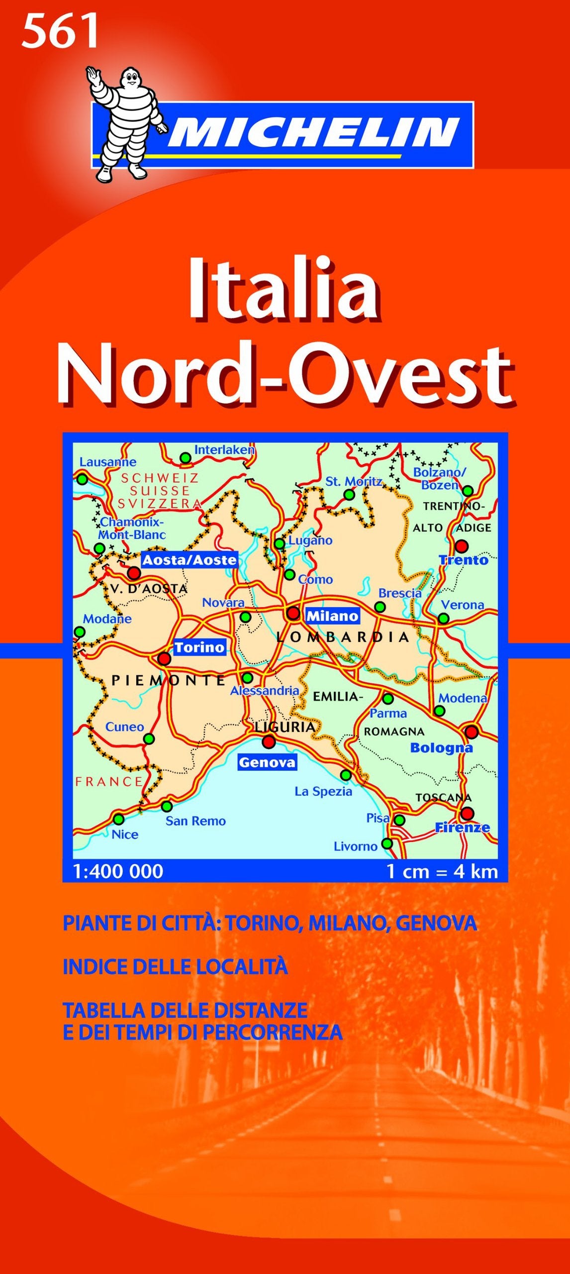 Mapa Regional Italia Nord-Ouest (Michelin Regional Maps) Leisure, Home & Garden